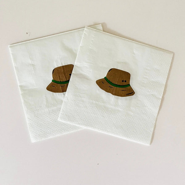 Fishing Small Disposable Paper Napkins (16pcs)