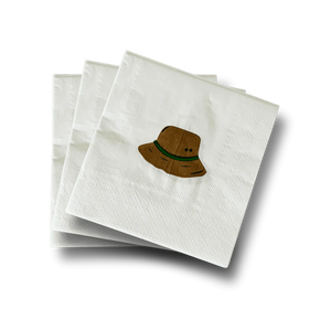 Fishing Small Disposable Paper Napkins (16pcs)