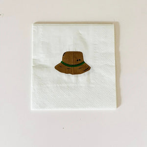 Fishing Small Disposable Paper Napkins (16pcs)