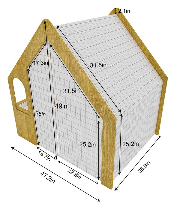 Flair | Playhouse & Sensory Desk - Black & White