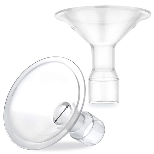 Maymom Narrow Neck Flange for Medela & Lansinoh - Essential spare part for breastfeeding support.