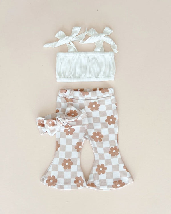 Flare Set | Latte Daisy