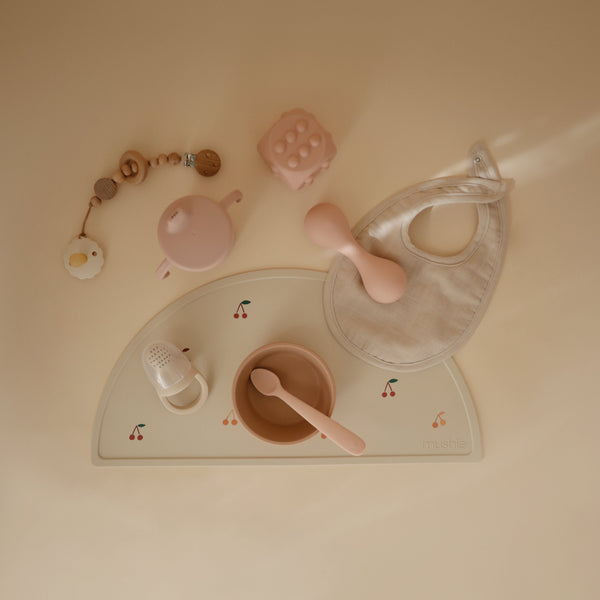 Mushie Silicone Placemat Food-Grade Silicone Soft Colors