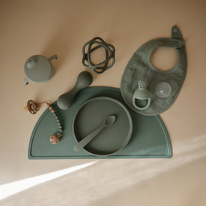 Mushie Silicone Placemat Food-Grade Silicone Soft Colors