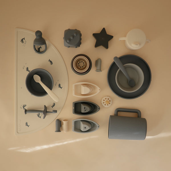 Mushie Silicone Placemat Food-Grade Silicone Soft Colors