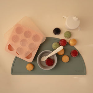 Mushie Silicone Suction Bowl for Babies Learning to Feed