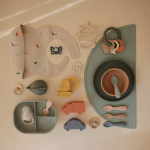 Mushie Silicone Placemat Food-Grade Silicone Soft Colors