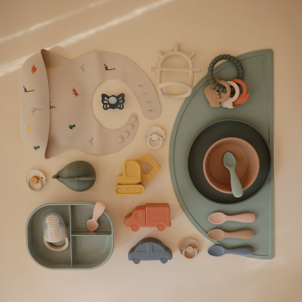 Mushie Silicone Placemat Food-Grade Silicone Soft Colors