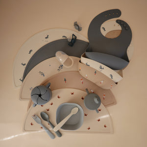Mushie Silicone Placemat Food-Grade Silicone Soft Colors