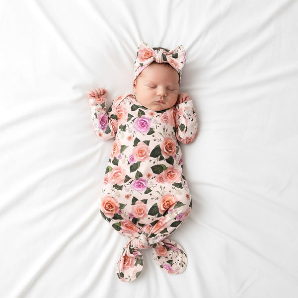 Knotted Gown Set - Headband