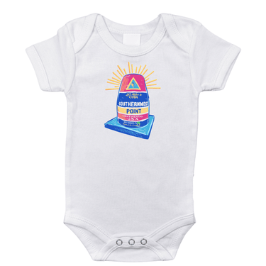 Florida Key West baby onesie, short sleeve bodysuit, perfect for sunny days and beach adventures.