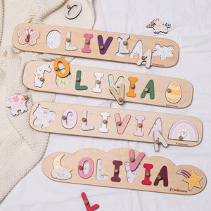 Personalized Name Puzzle with Butterfly