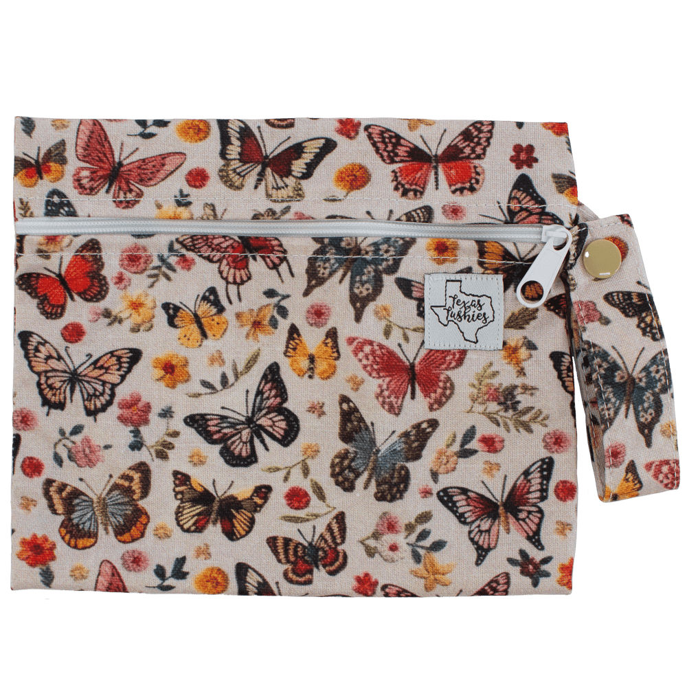 Flutter Embroidery - Mini Wet Bag