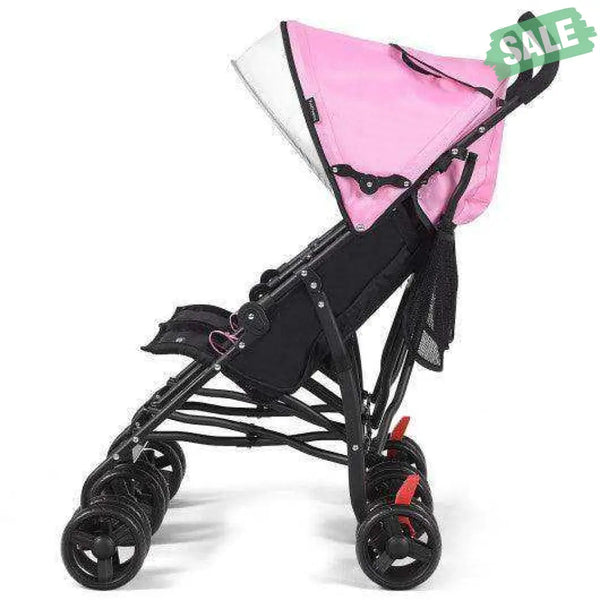 Foldable Twin Baby Double Stroller Ultralight Umbrella Kids Stroller-Black Black Baby Strollers