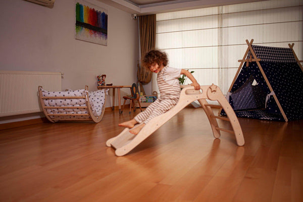 Foldable Wooden Slide