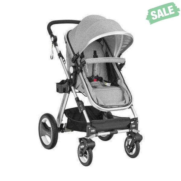 Folding Aluminum Baby Stroller Baby Jogger with Diaper Bag-Blue Blue Baby Strollers