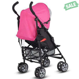 Folding Lightweight Baby Toddler Umbrella Travel Stroller-Black Orange Baby Strollers