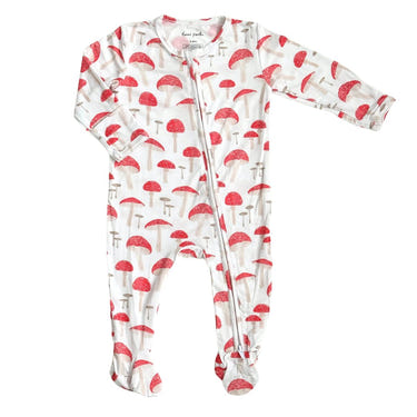 Baby Footie Zippered One Piece in The Fun-gis design, perfect for cozy sleep and play.