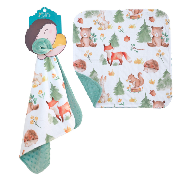 Mini Minky Blanket Forest Friends - MOOGCO Baby