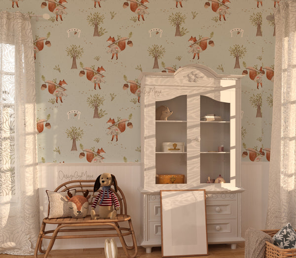 Alphabet Wallpaper - Nursery Wall Decor Wallpapers