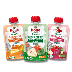 Fruit & Veggie Bundle: Carrot Cat, Power Parrot, Zebra Beet