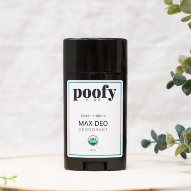 Max Deo Fruity Pebbles Kids Deodorant - Organic, gentle, and safe for baby health. Perfect for little ones!