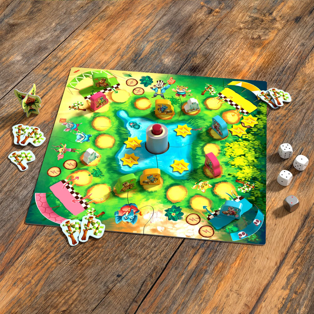 Bamboo Rally Cup - Hype in the Jungle Game, a fun bring-along game for babies and toddlers.