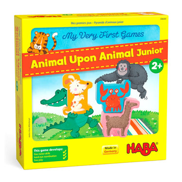 My Very First Games - Animal Upon Animal Junior: colorful stacking animal game for toddlers.