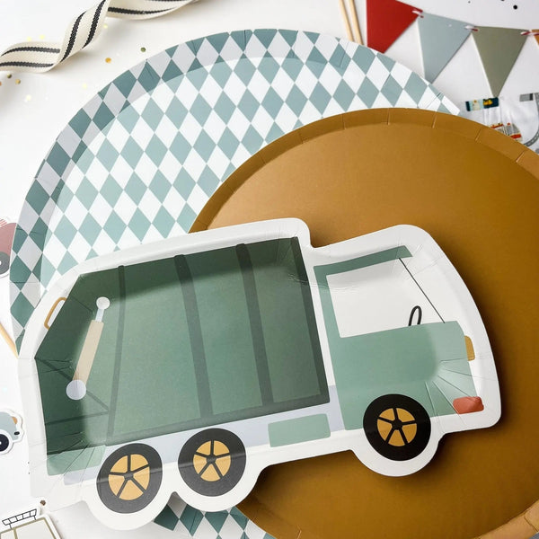 Garbage Truck Plate (12pcs)