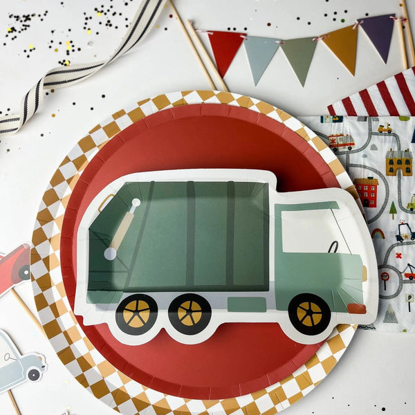 Garbage Truck Plate (12pcs)
