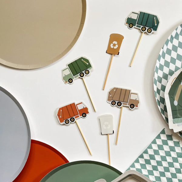 Garbage Truck Toppers (8 Count)