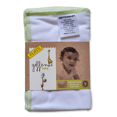 Flat Cloth Diaper | Organic Cotton Jersey Natural Hemp