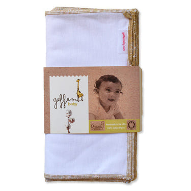 Reusable natural cotton baby wipes, eco-friendly and soft for gentle cleaning. Perfect for sensitive skin.