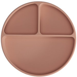 Silicone Suction Plate (Muted Pink)