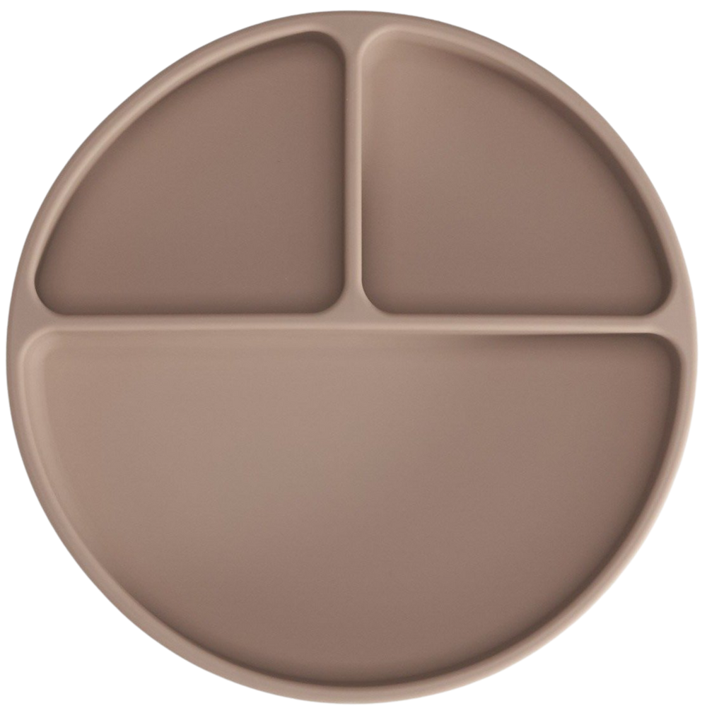 Silicone Suction Plate (Taupe)