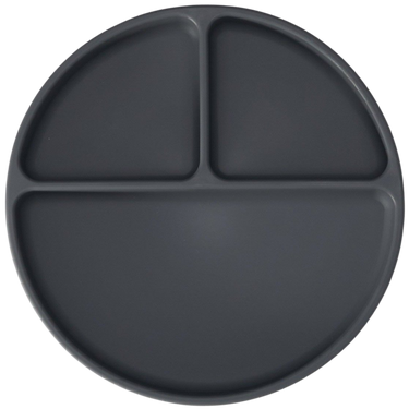 Silicone Suction Plate (Dark Grey) - MOOGCO Baby