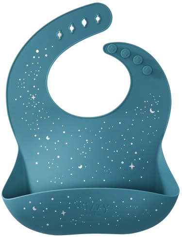 Baby Silicone Bib (Magical Teal) - MOOGCO Baby