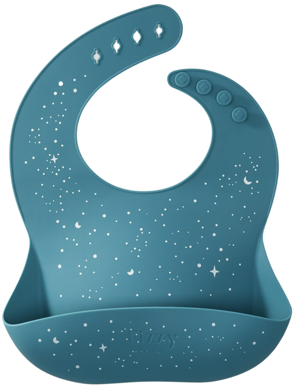 Baby Silicone Bib (Magical Teal)