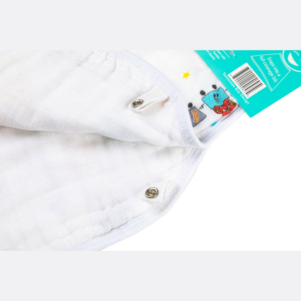 Gift Set: Tennessee Baby Muslin Swaddle Blanket and Burp Cloth/Bib Combo