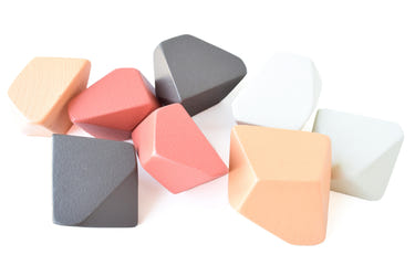 Ginger Set of 16 for early learning and sensory play, featuring colorful, engaging shapes for babies.
