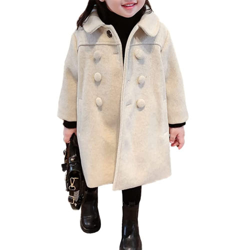 GLIGLITTR Toddler Girl Winter Dress Coat| Beige | 3-4T - # GIAA21210024