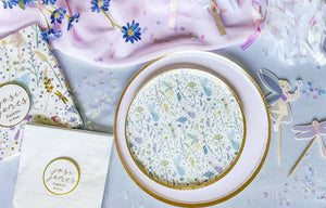 Gold Light Pink Paper Plate (8pcs)