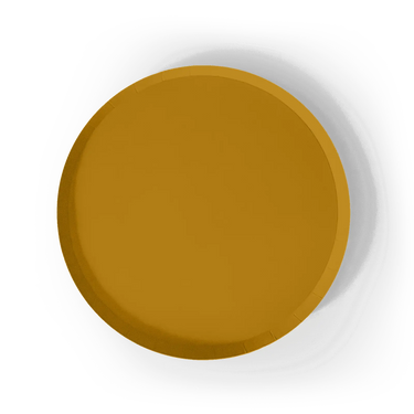 Gold Matte Paper Party Plate (8pcs)