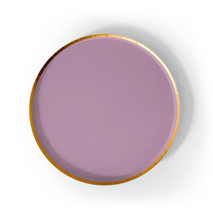 Gold Pink Paper Plate (8pcs)