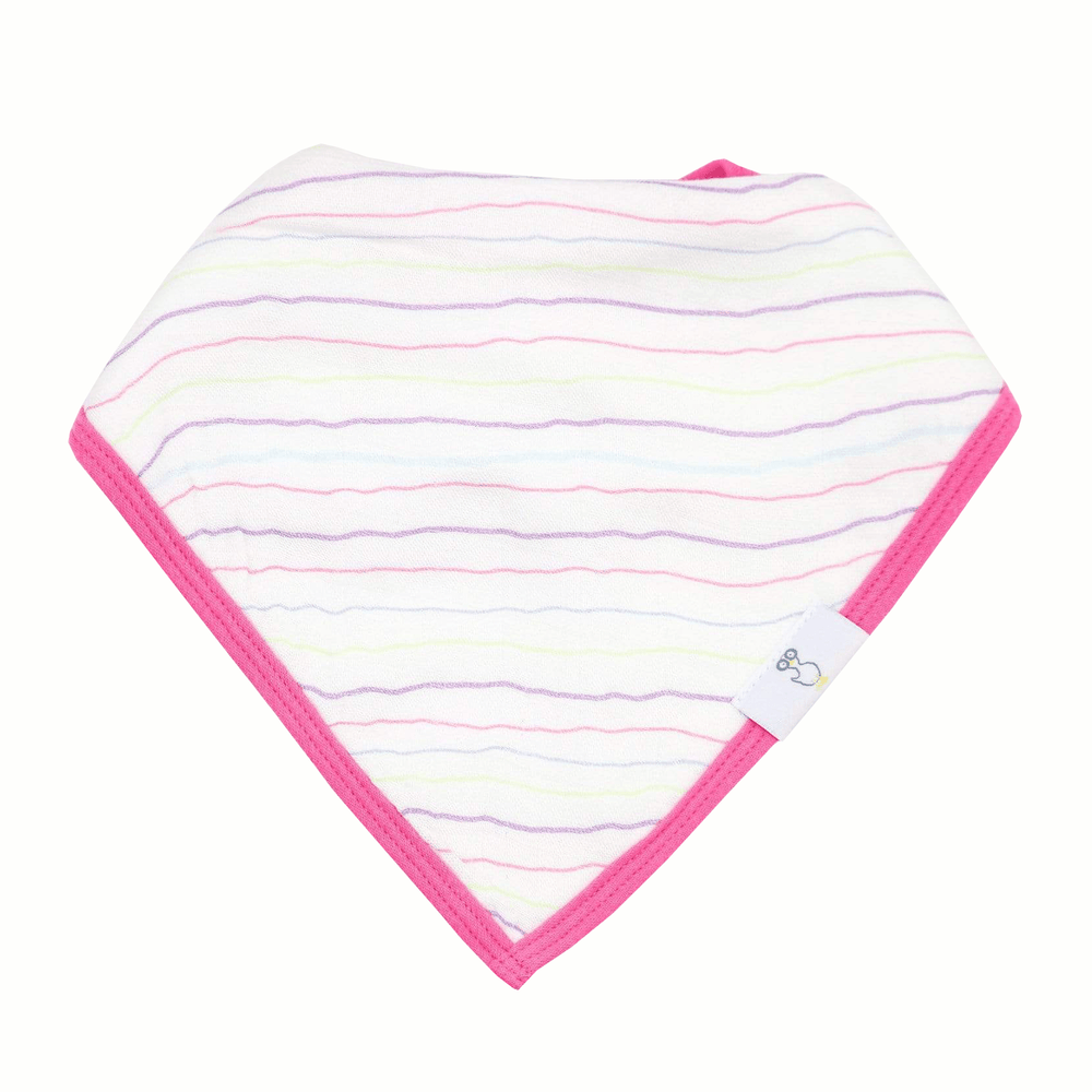 Stripes and Stars 2 Pack Muslin & Terry Cloth Bib Set