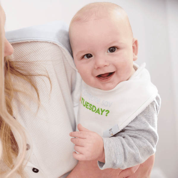 Taco Tuesday and Taco 2 Pack Muslin & Terry Cloth Bib Set