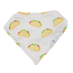 Taco Tuesday and Taco 2 Pack Muslin & Terry Cloth Bib Set