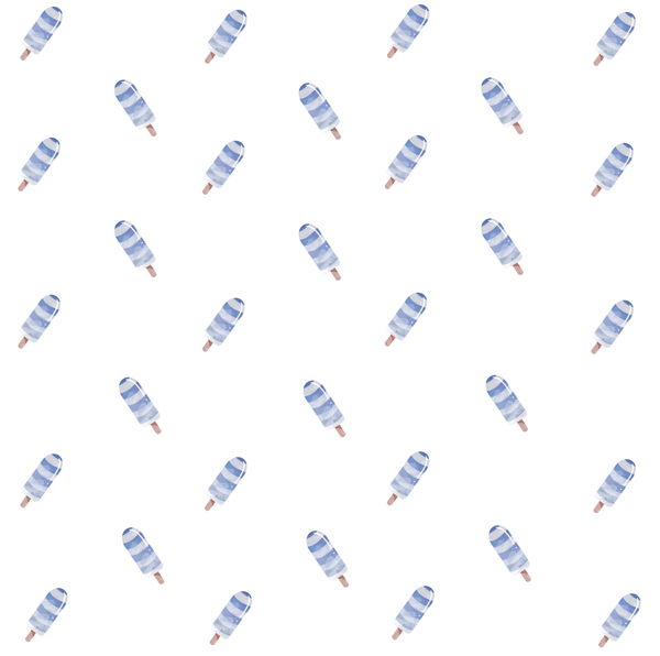 Blue Popsicle Headband