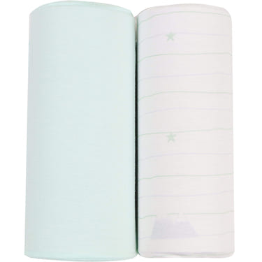 Mountain and Mint 2 PK Swaddle Blanket for babies, featuring soft, breathable fabric in stylish designs.