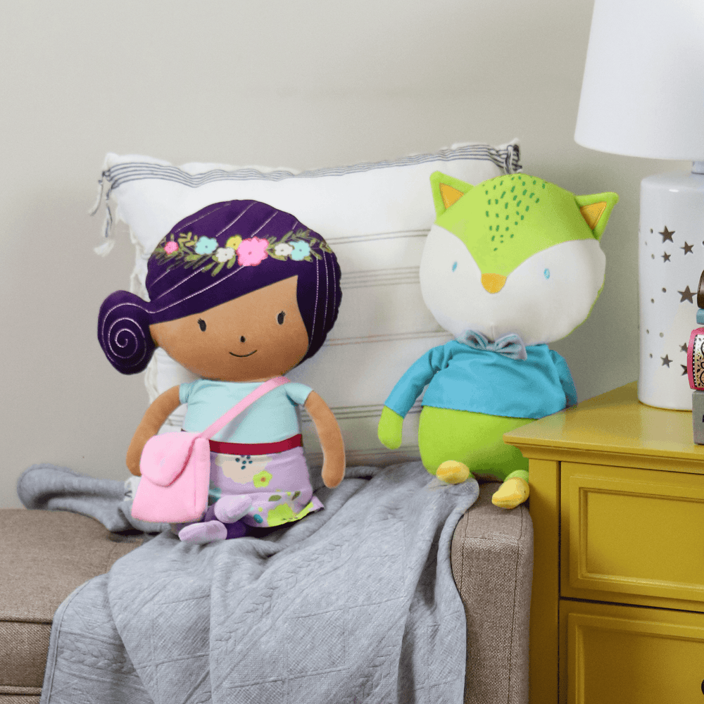 Parker the Woodland Princess Plush Doll from "The Forest of Whimsical Wonder" - soft, cuddly, and enchanting for babies.